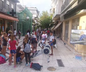 Θεσπρωτία: Τράβηξαν…κουπί οι αθλητές του ΔΝΟΗ στον Πεζόδρομο Ηγουμενίτσας (+ΦΩΤΟ)