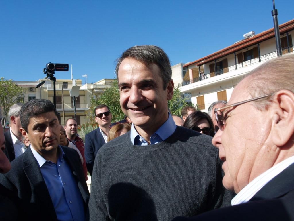 Θεσπρωτία: Περιοδεία του Κυριάκο Μητσοτάκη στην Ηγουμενίτσα-Πλούσιο φωτορεπορτάζ